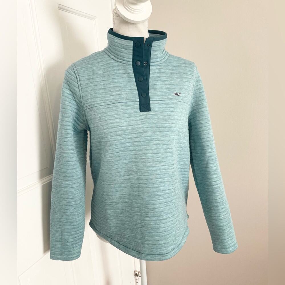 Vineyard Vines Quilted Snap Pullover
